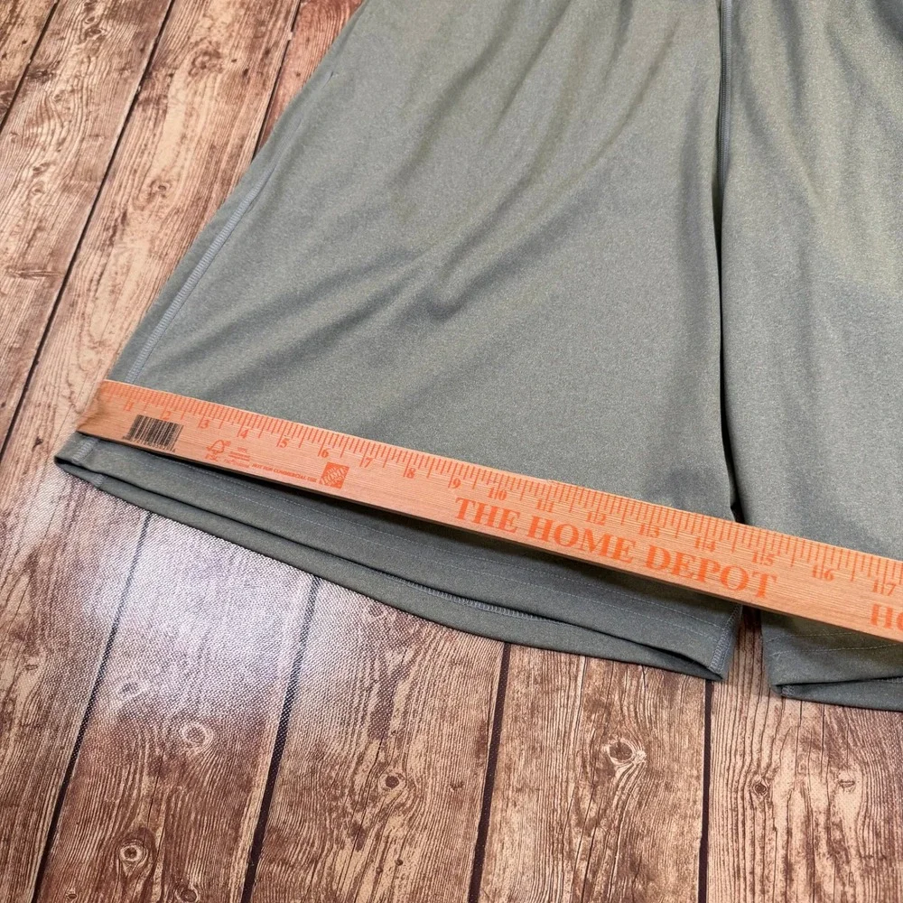 Nike Dri Fit Athletic Shorts Mens Extra Large Green Elastic Waist Pockets